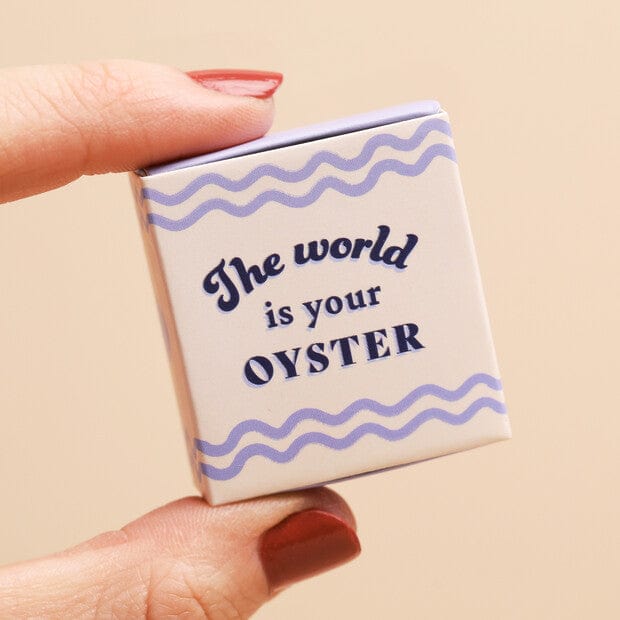 Lisa Angel Tiny Matchbox Ceramic Oyster Token