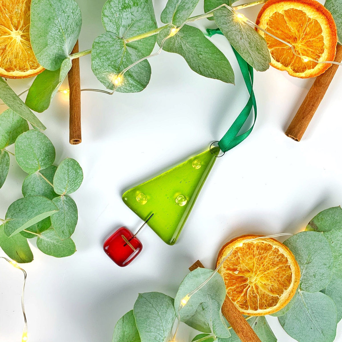 Marc Peters Glass Christmas Tree Glass Decoration