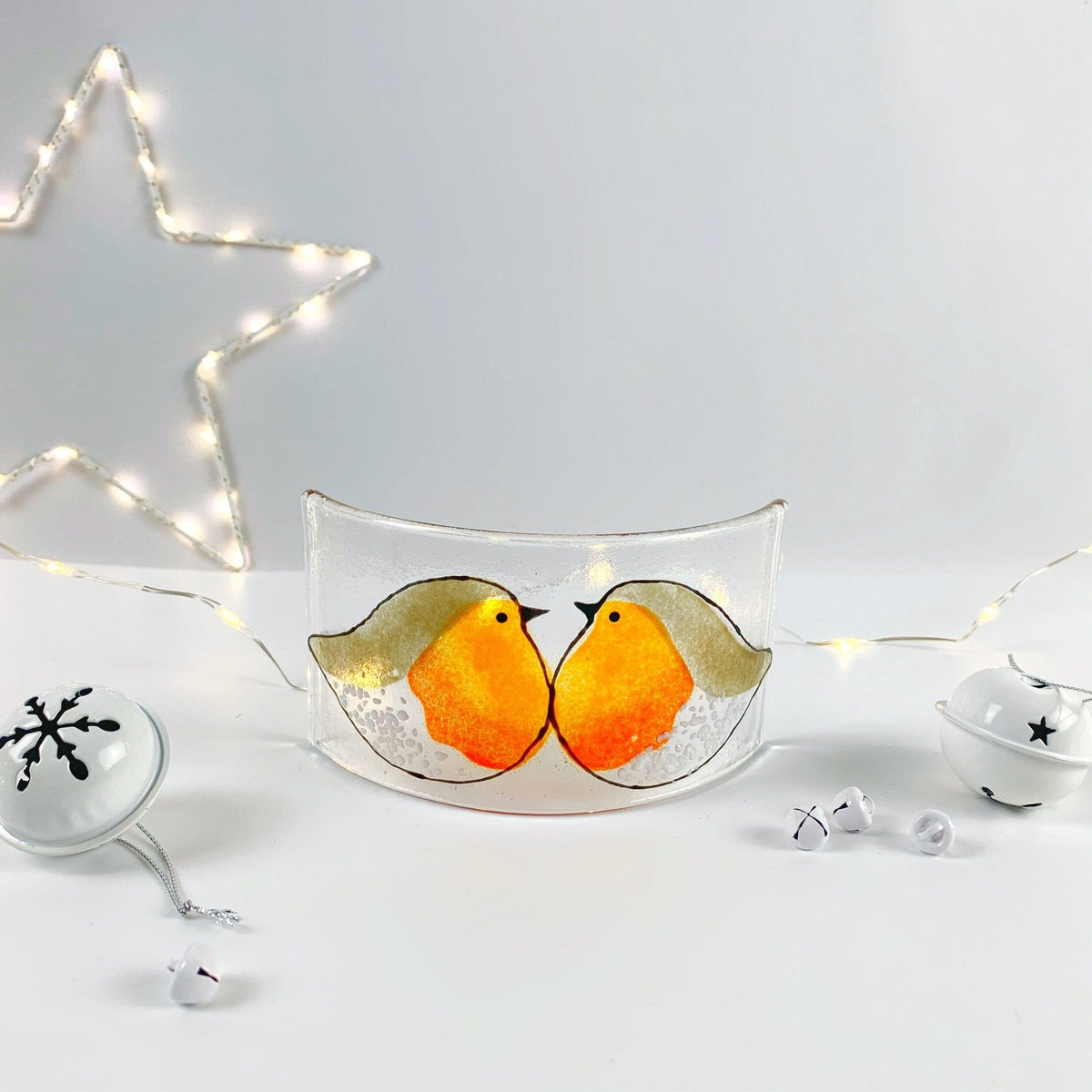 Marc Peters Glass Robins Glass Panel