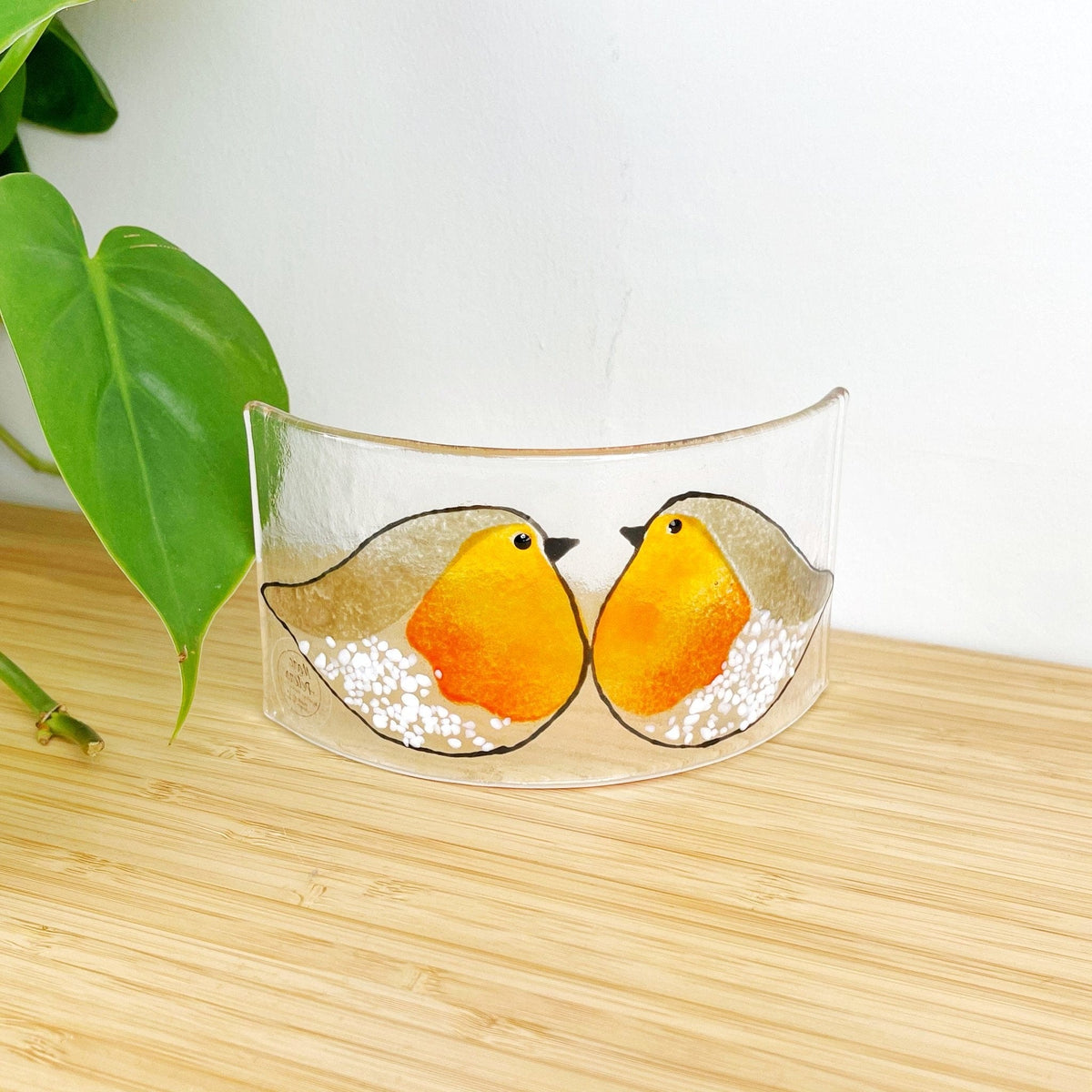 Marc Peters Glass Robins Glass Panel