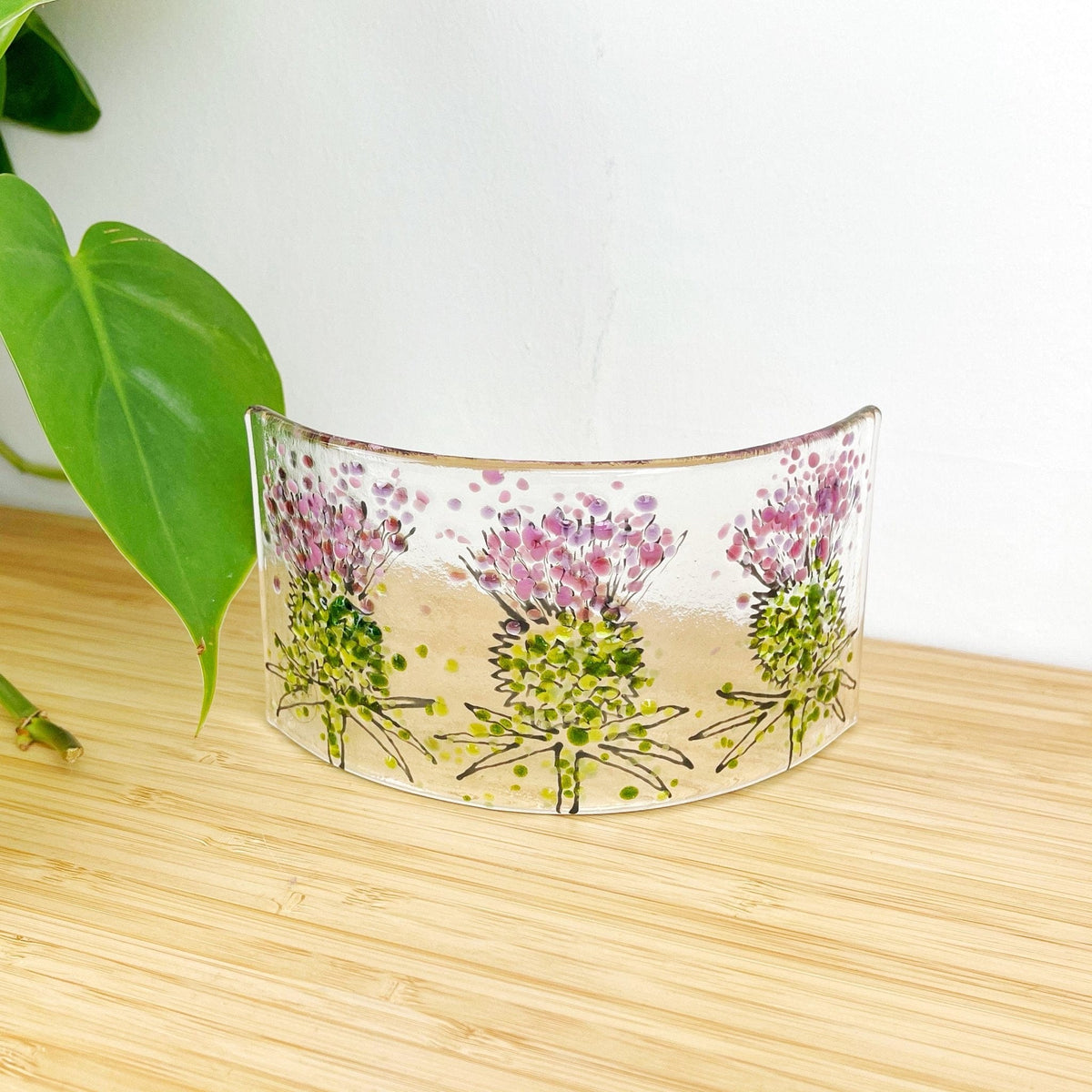 Marc Peters Glass small Thistles Glass Panel