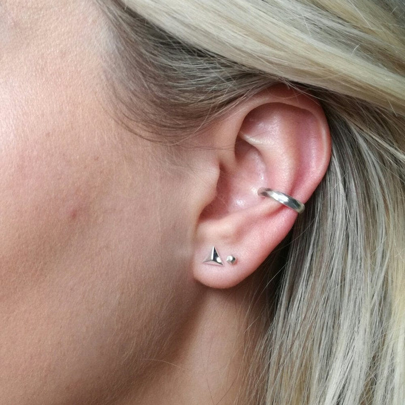 Marion Made Triangle Pyramid Studs