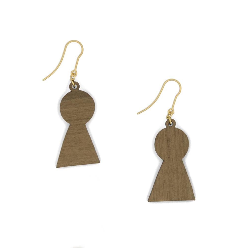 Materia Rica Feeling The Light Wooden Earrings