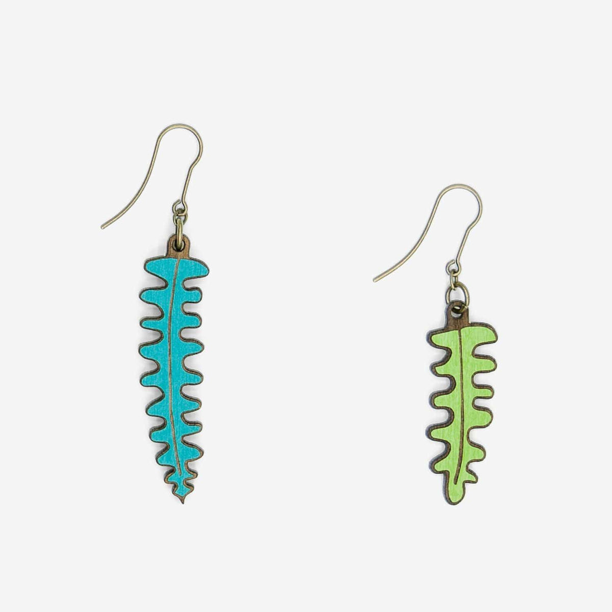 Materia Rica Fox Necklace & Fern Earring Set