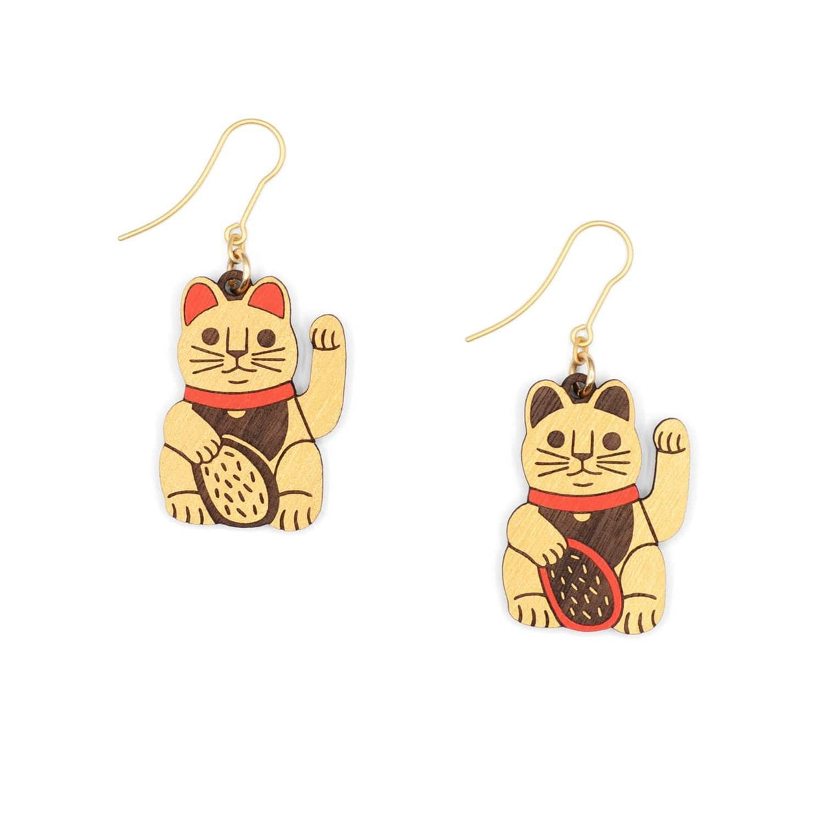 Materia Rica Lucky Cat Earrings