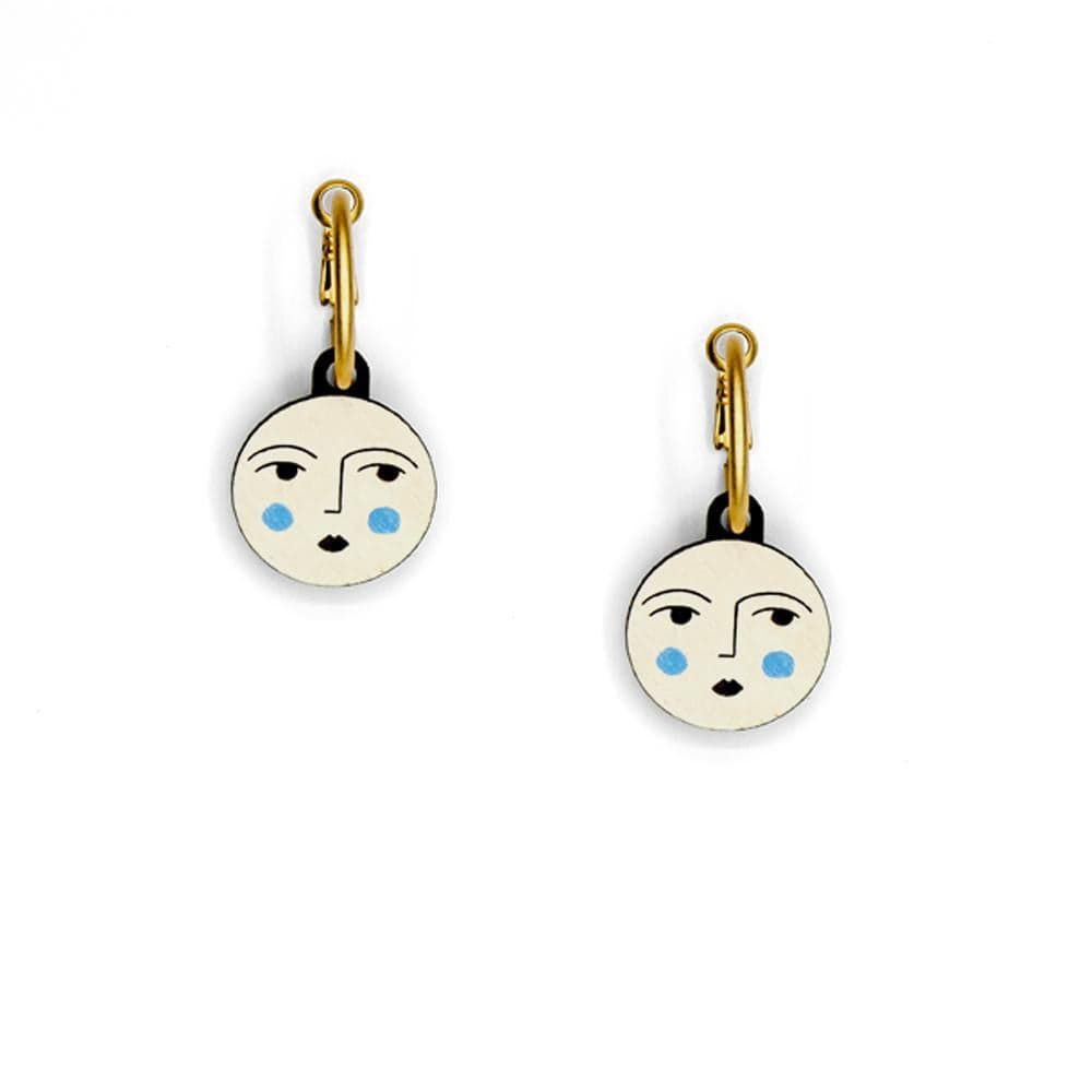 Materia Rica Luna Hoop Earrings