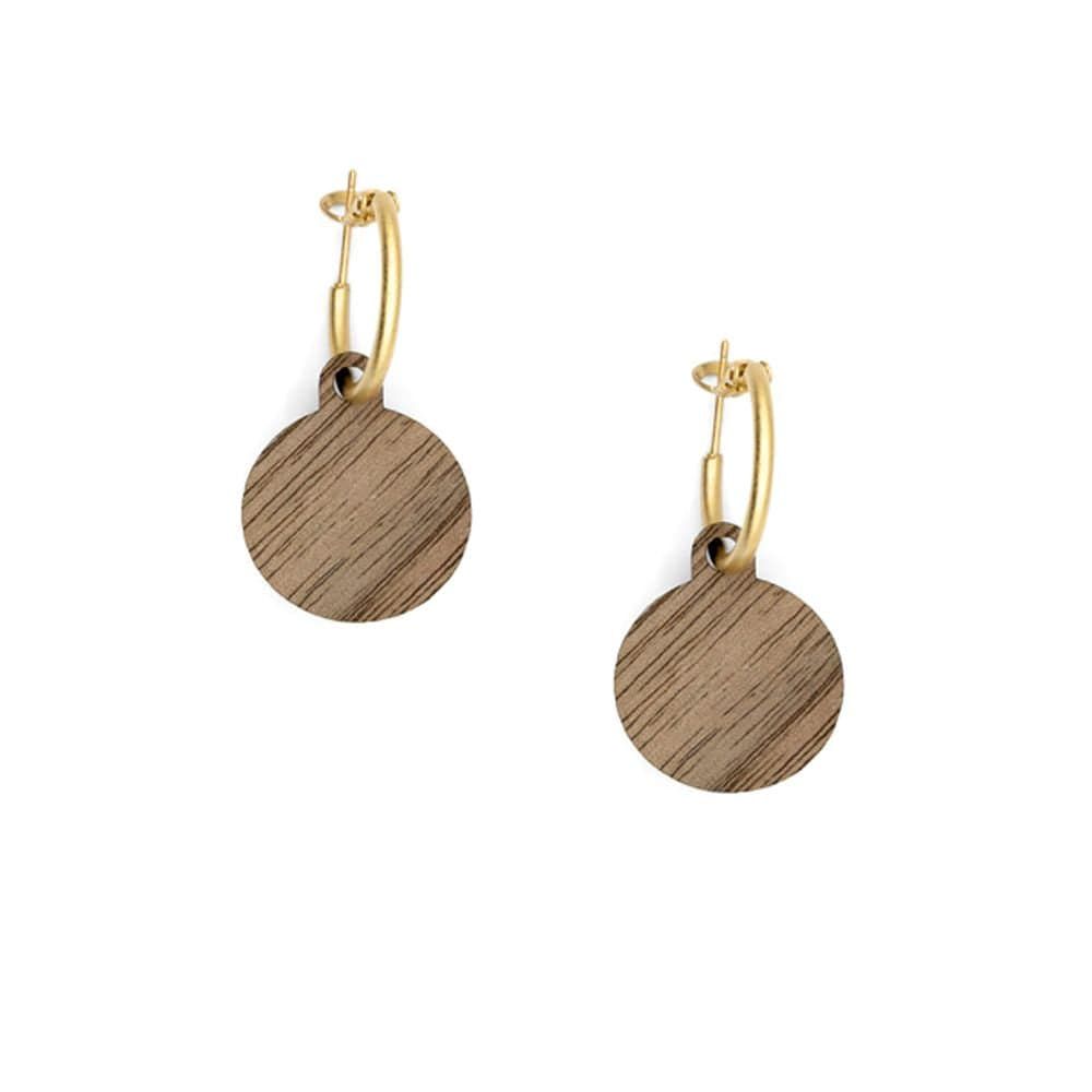Materia Rica Luna Hoop Earrings