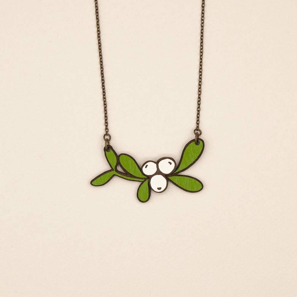 Materia Rica Mistletoe Kiss Necklace