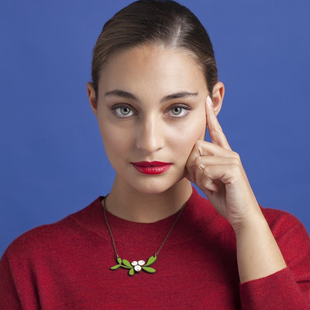 Materia Rica Mistletoe Kiss Necklace