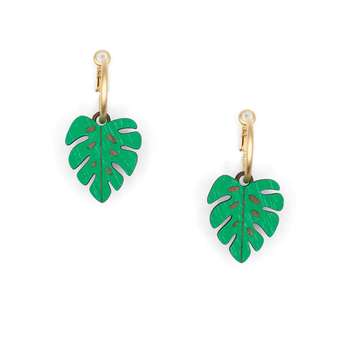 Materia Rica Monstera Earrings