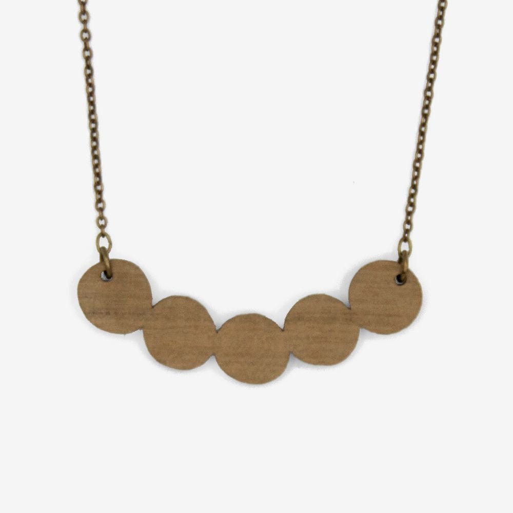 Materia Rica Moon Phases Necklace & Sunburst Earring Set