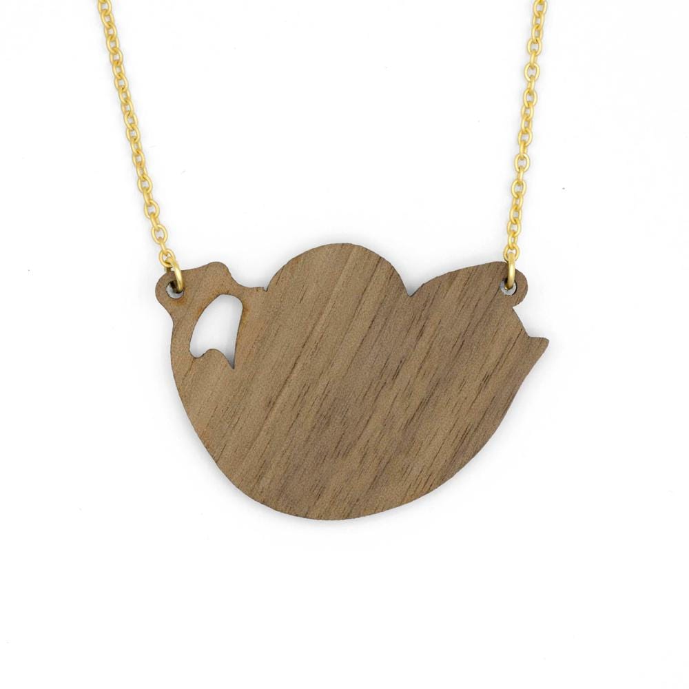 Materia Rica Playful Cats Necklace & Earring Orange Set