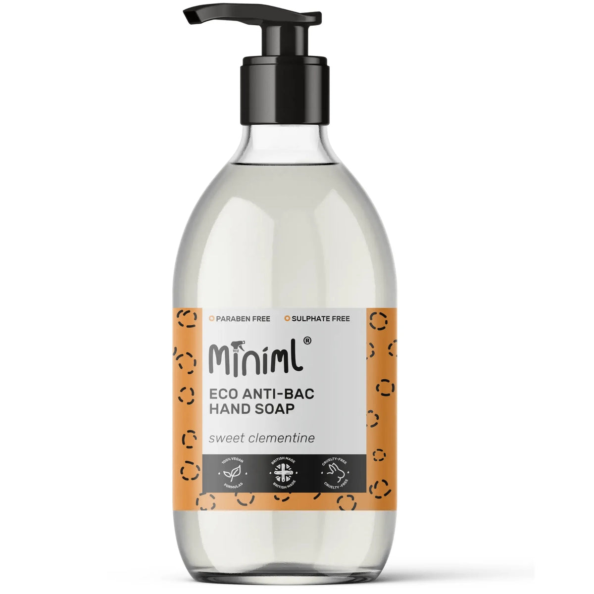 Miniml ANTI-BAC HAND SOAP (SWEET CLEMENTINE): Glass