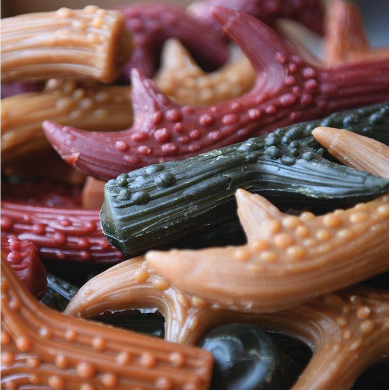 Miro & Makauri 17 x Maks'Patch Vegan Dog Treats Mixed Flavour Antlers: Large: 17cm. 17 per box