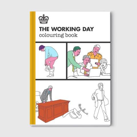 Modern Toss The Working Day Colouring Book