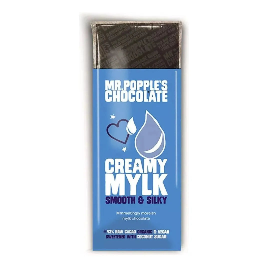Mr Popple's Chocolate Creamy Mylk Vegan Chocolate Bar