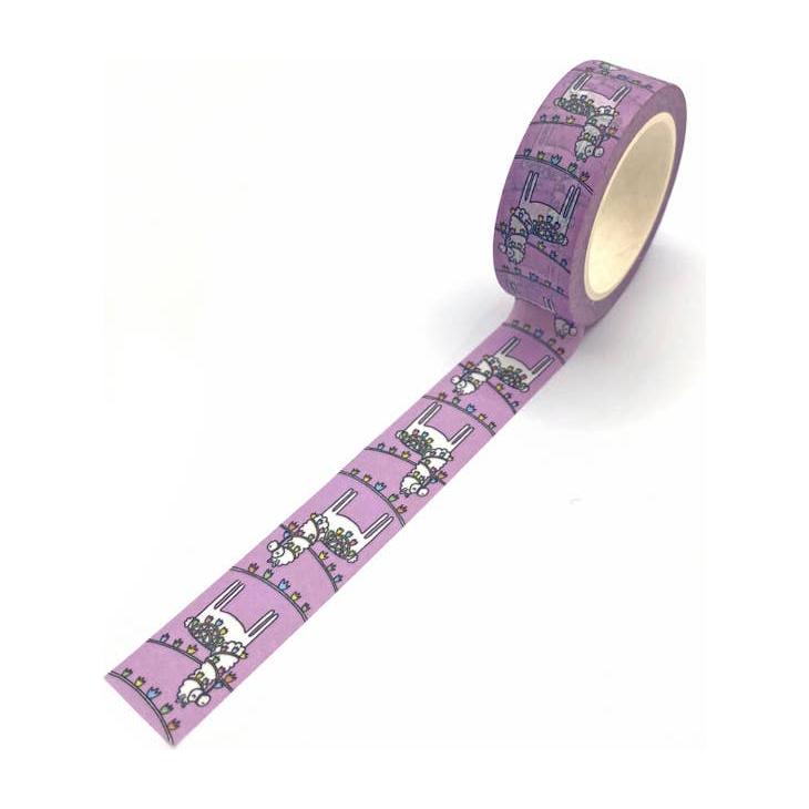 Neon Magpie Llama Washi Tape