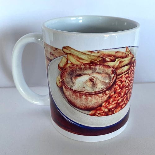 Nicola McBride 'Peh' Pie & Chips Mug