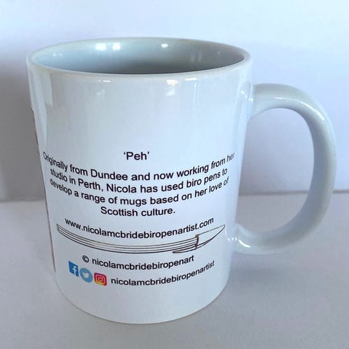 Nicola McBride 'Peh' Pie & Chips Mug