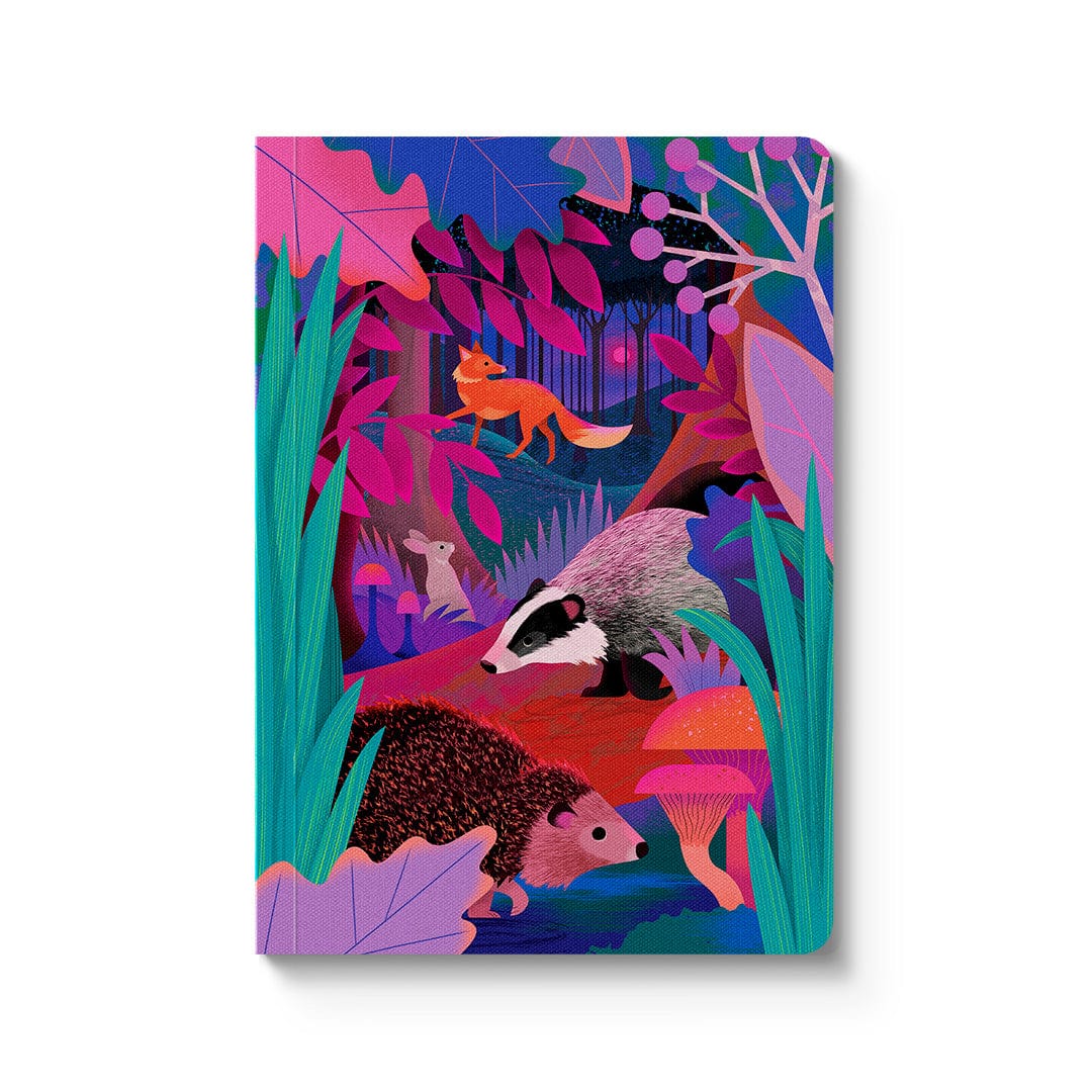 Ohh Deer British Woodland Premium Paperback Notebook