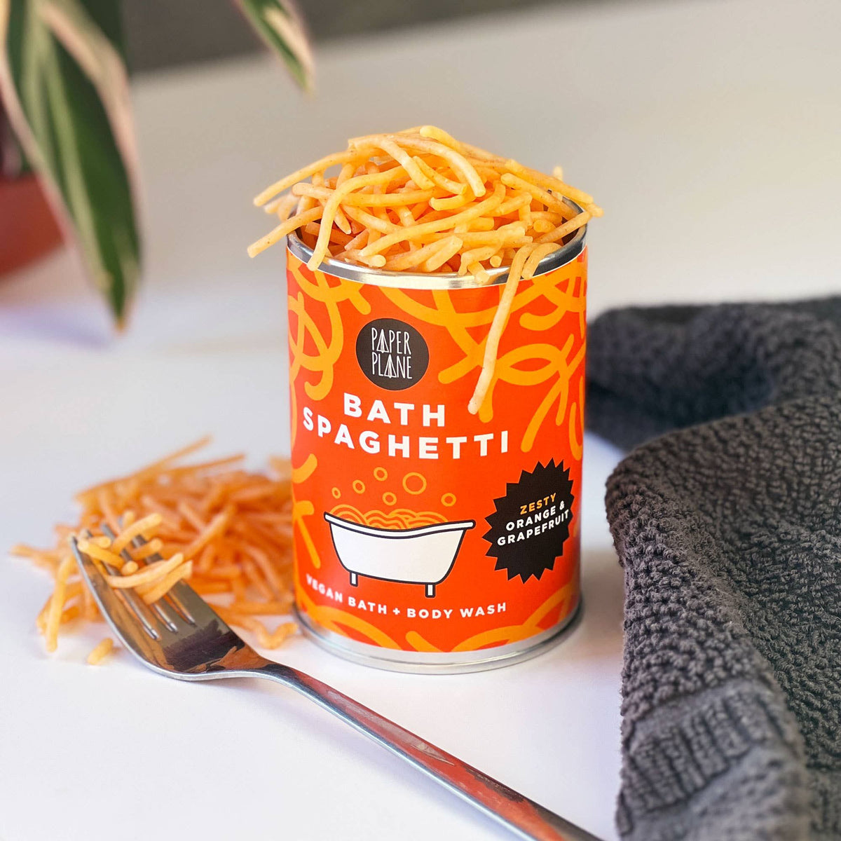 Paper Plane Bath Spaghetti - 100% Natural and Vegan Body Wash