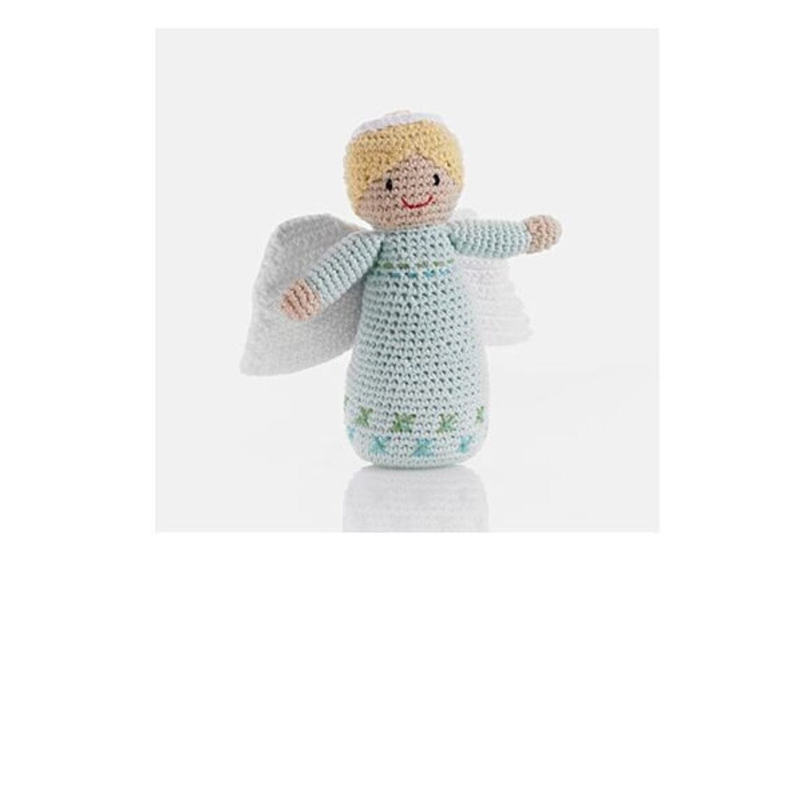 Pebblechild Angel Toy — Christmas Baby Toy Festive rattle