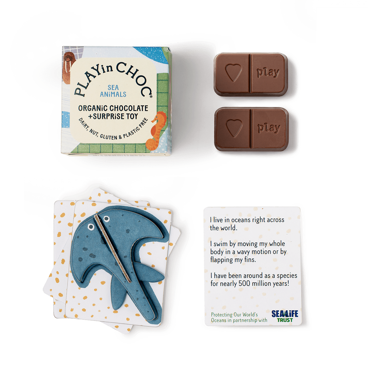 Playin Choc Toy Choc Box Sea Animals