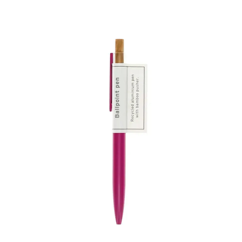 Rex London Recycled aluminium ballpoint pen - Bright pink