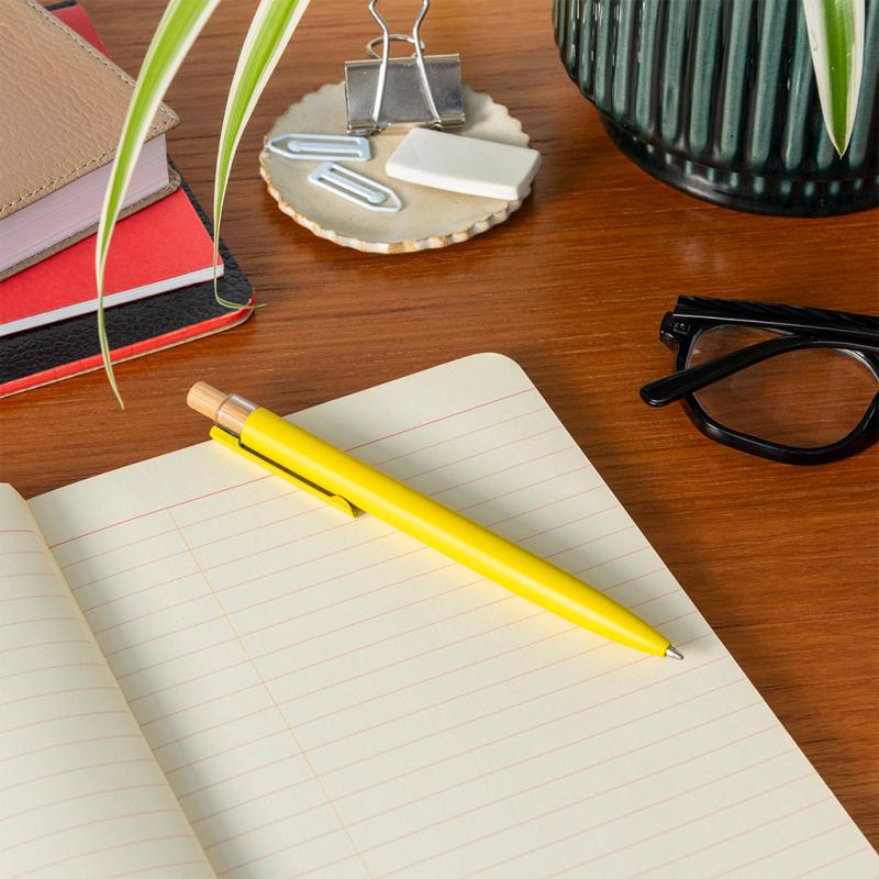 Rex London Recycled aluminium ballpoint pen - Yellow