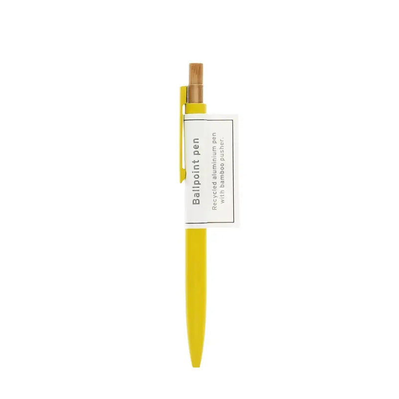 Rex London Recycled aluminium ballpoint pen - Yellow