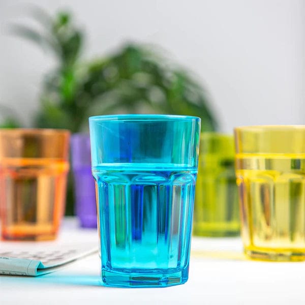 Rinkit Red Water Glass