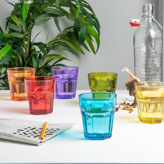 Rinkit Blue Water Glass