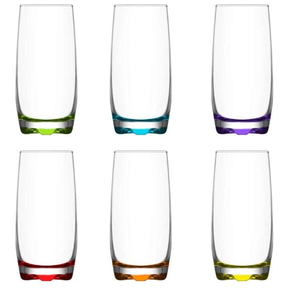 Rinkit Colourful Highball Cocktail Glass