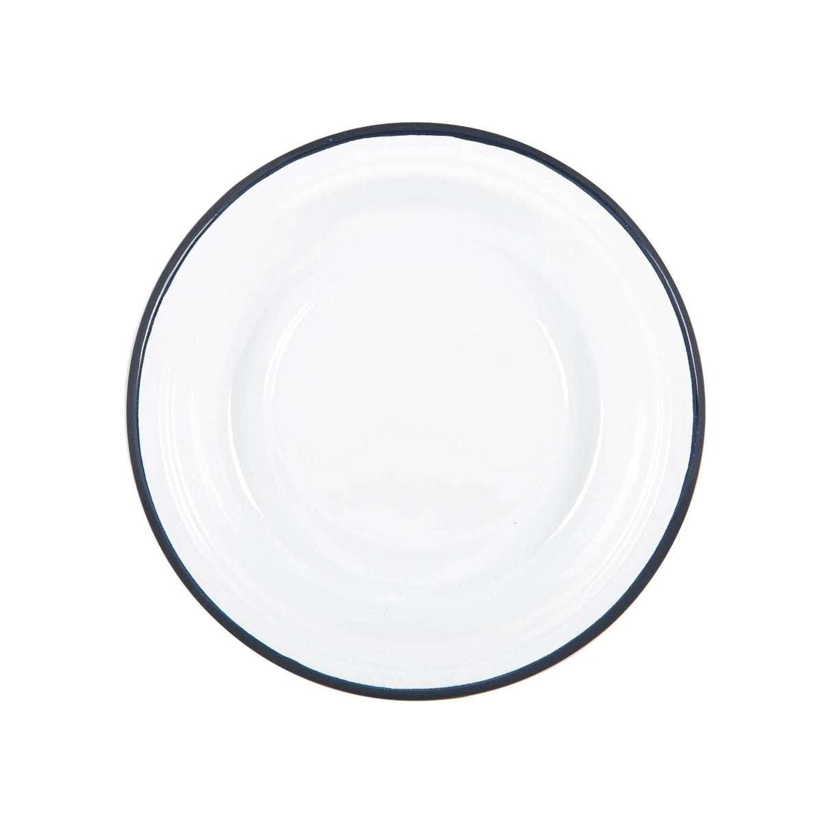 Rinkit Ltd White Enamel Deep Bowl - 19cm
