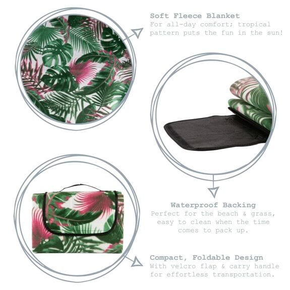 Rinkit Tropical Picnic Blanket