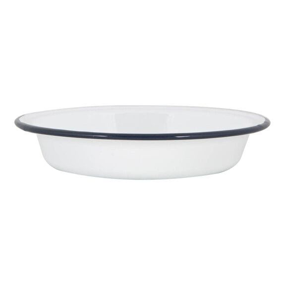 Rinkit White Enamel Deep Bowl