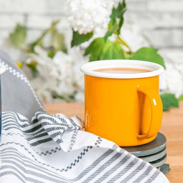 Rinkit Yellow Enamel Mug