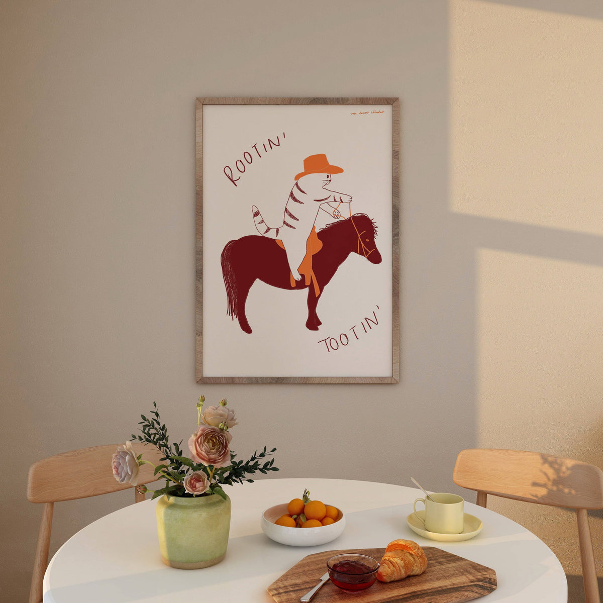 RM Decor Studio Rootin' Tootin' Catboy Print