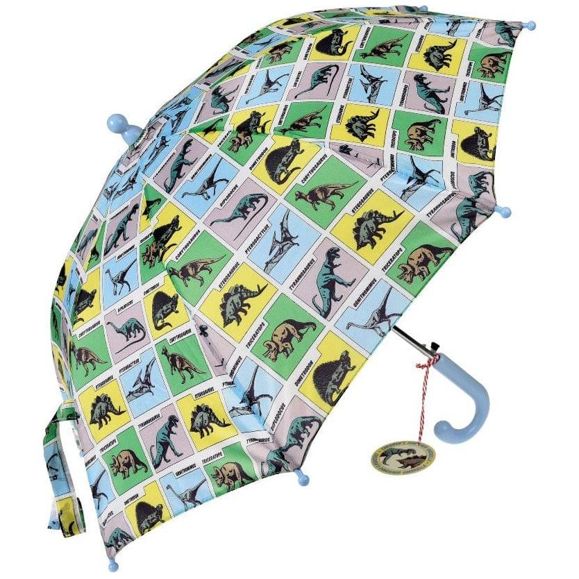 Rosefields Children's Umbrella Green Dinosaur