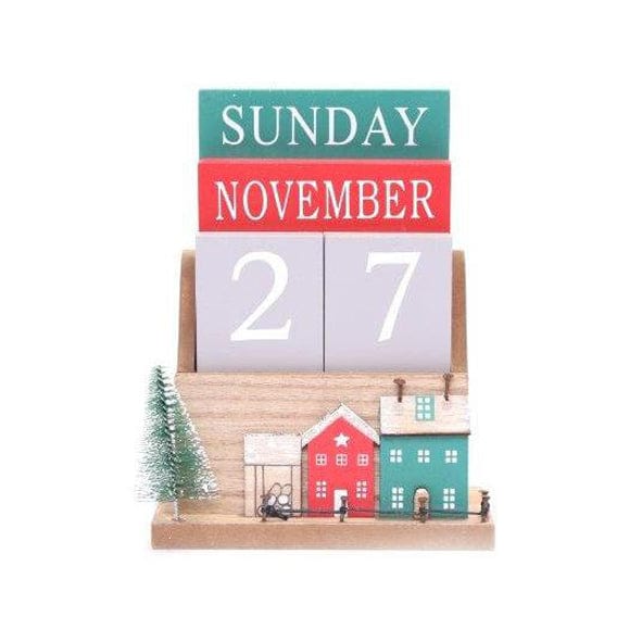 Rosefields Rustic Wooden Perpetual Calendar