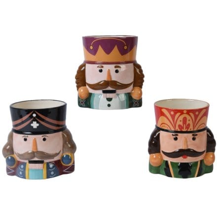 Rosefields Traditional Nutcracker Planters