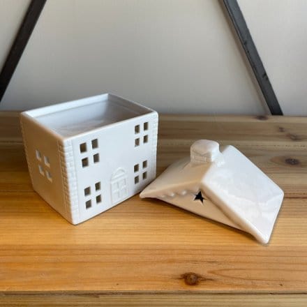 Rosefields White Ceramic House Burner