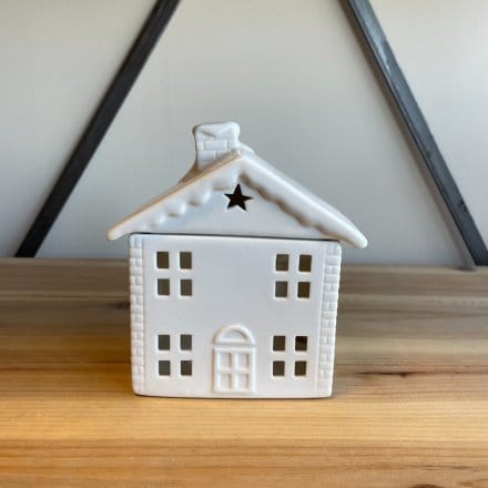 Rosefields White Ceramic House Burner