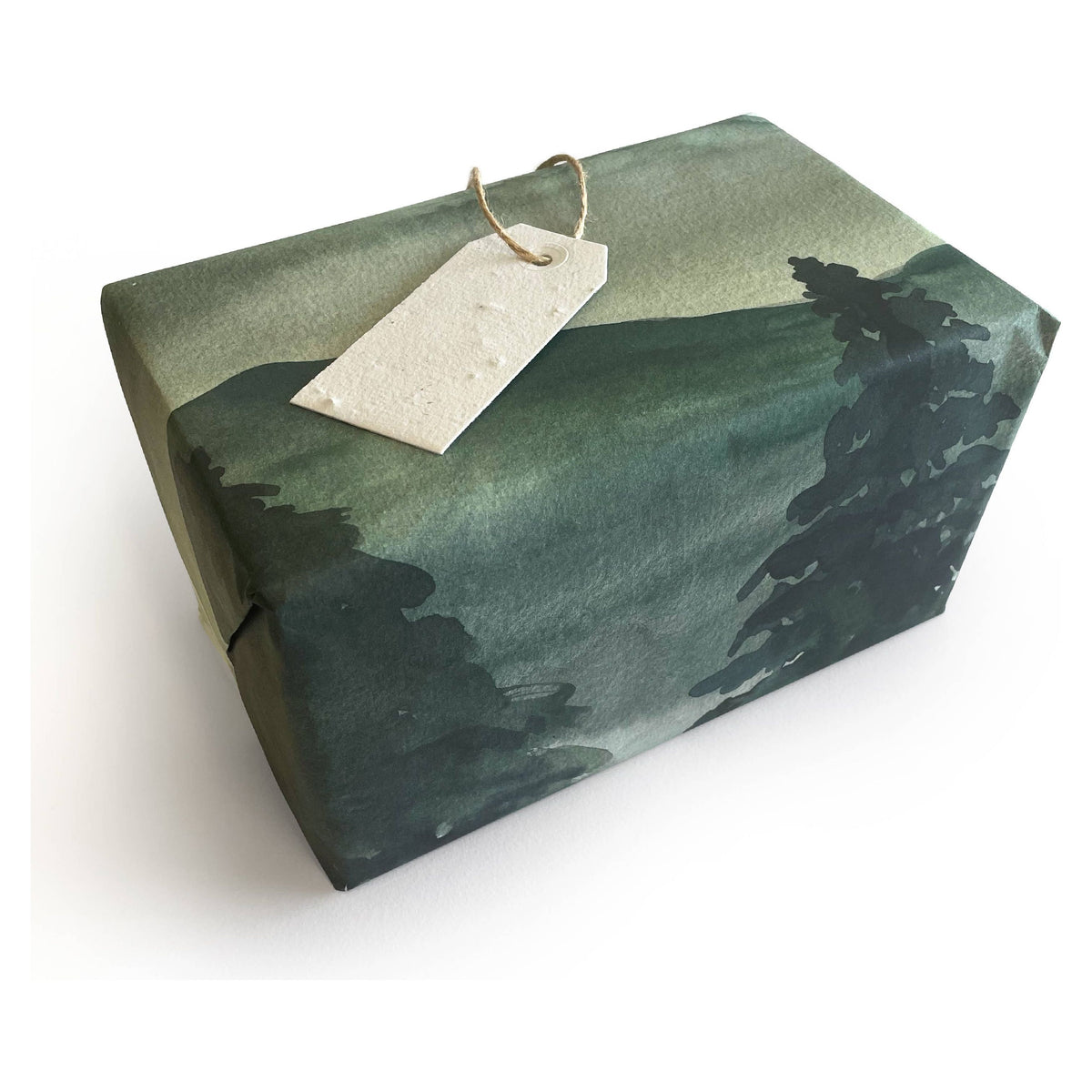 Ruby & Bo Winter Forest Recycled Wrapping Paper & Plantable Tag Set