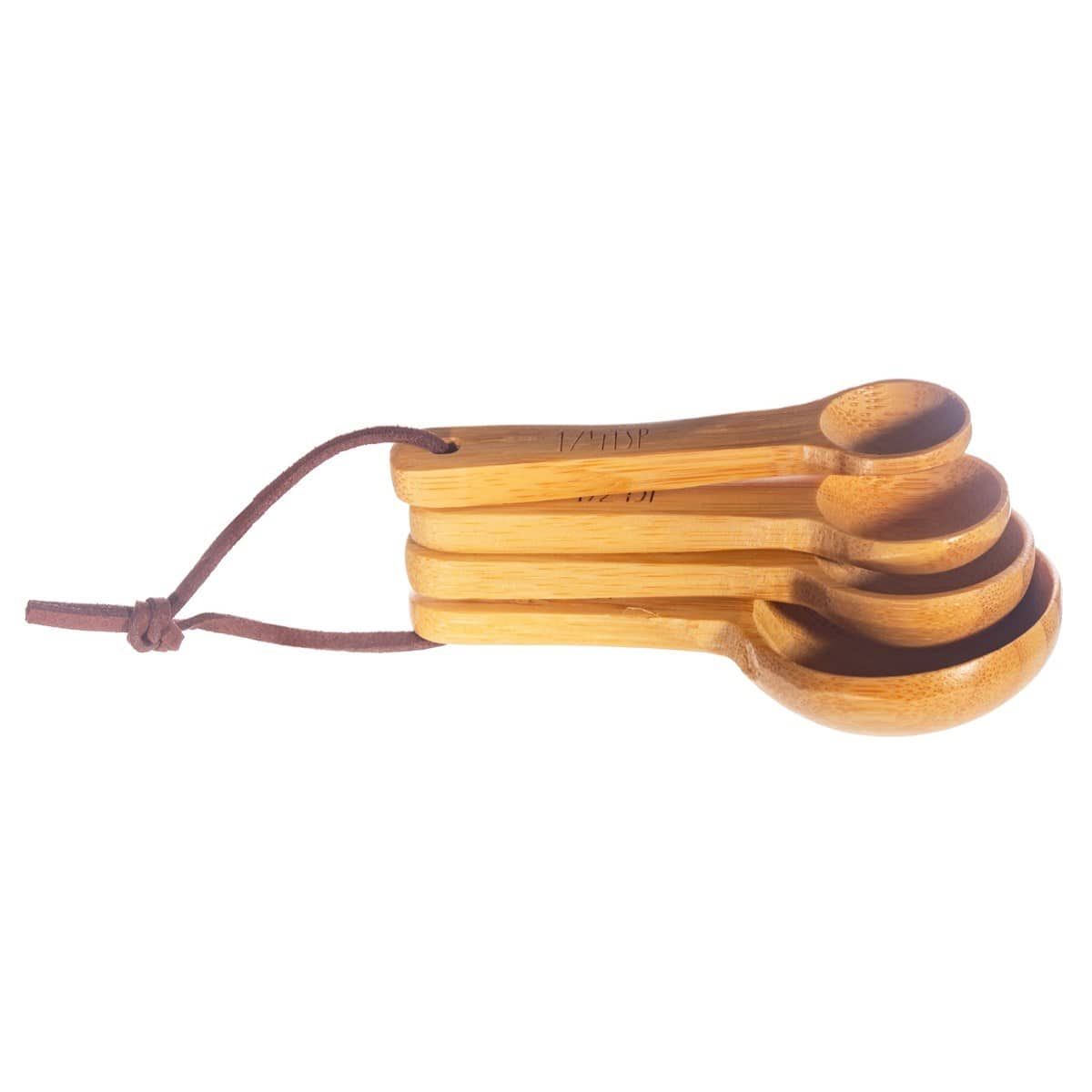 Sass & Belle Bamboo Measuring Spoons - Set Of 4