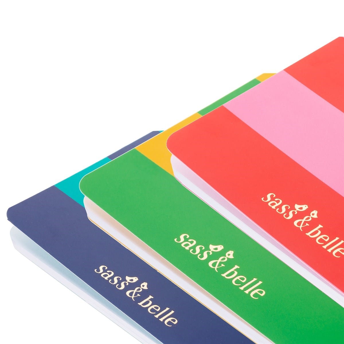 Sass & Belle Bright Ideas Striped A5 Notebook