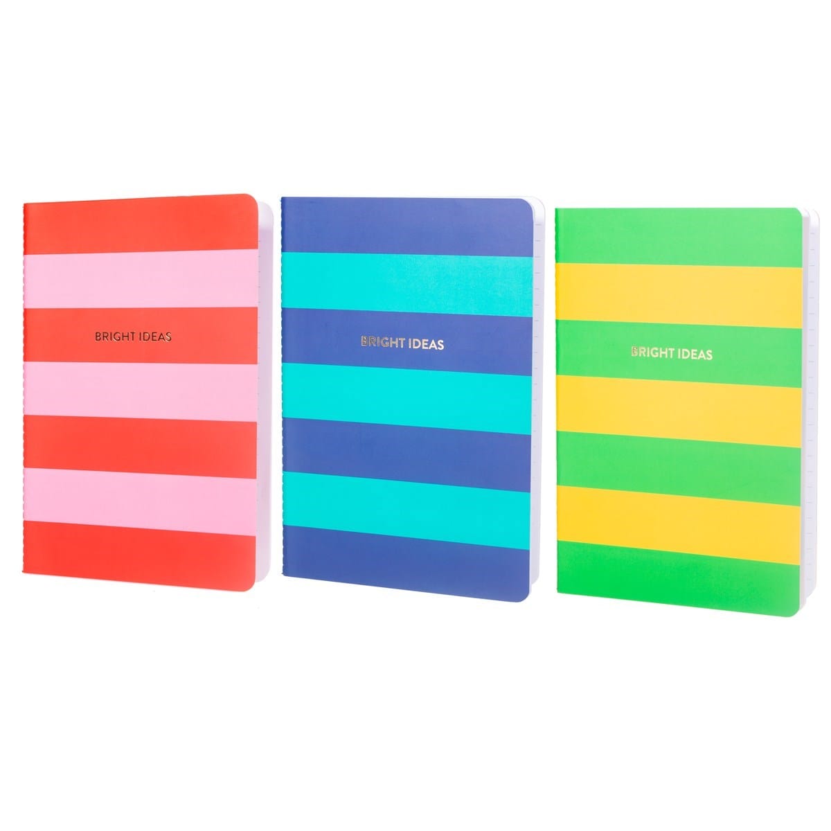 Sass & Belle Bright Ideas Striped A5 Notebook