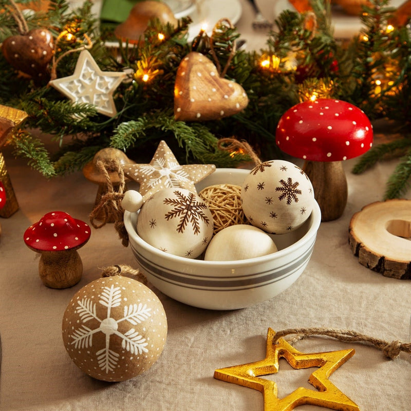 Sass & Belle Natural Wooden Bauble