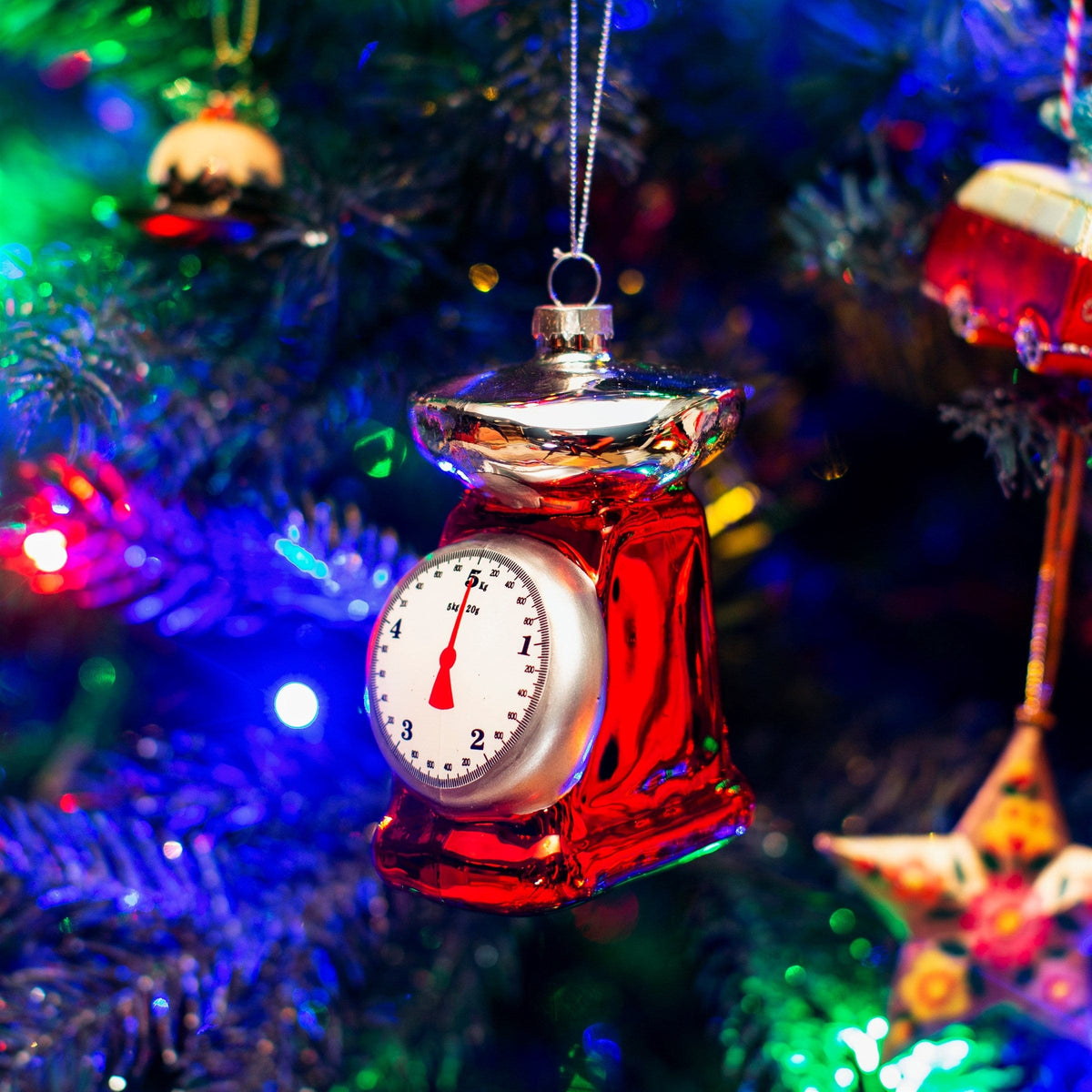 Sass & Belle Retro Kitchen Scales Bauble