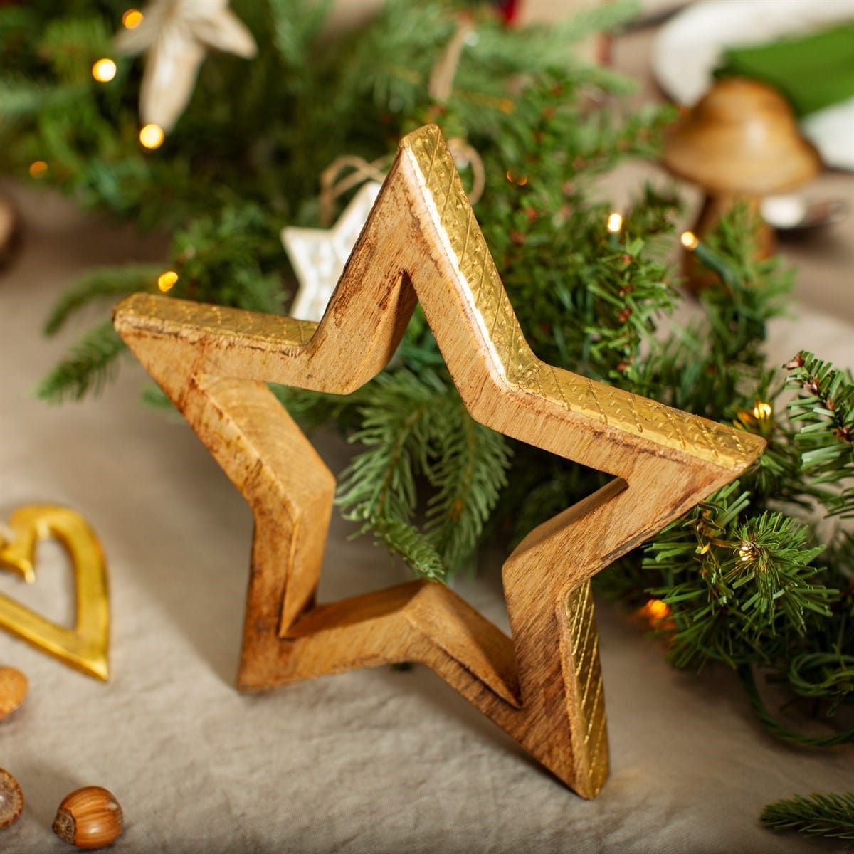 Sass & Belle Standing Star With Golden Edge